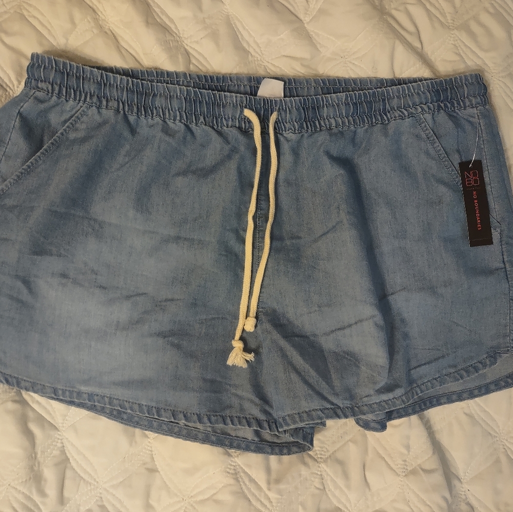 Denim shorts